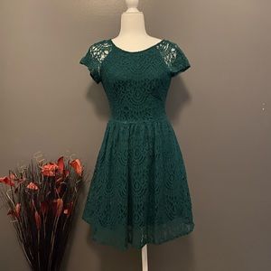 Green Lace Dress